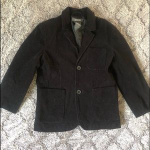 Kenneth Cole Reaction Corduroy Jacket Black Sz 5